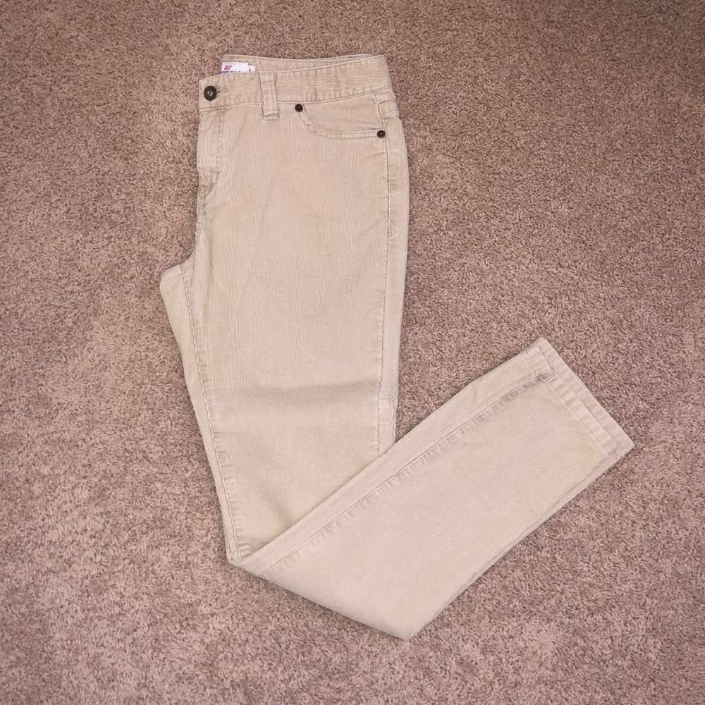 Tan vineyard vines corduroys